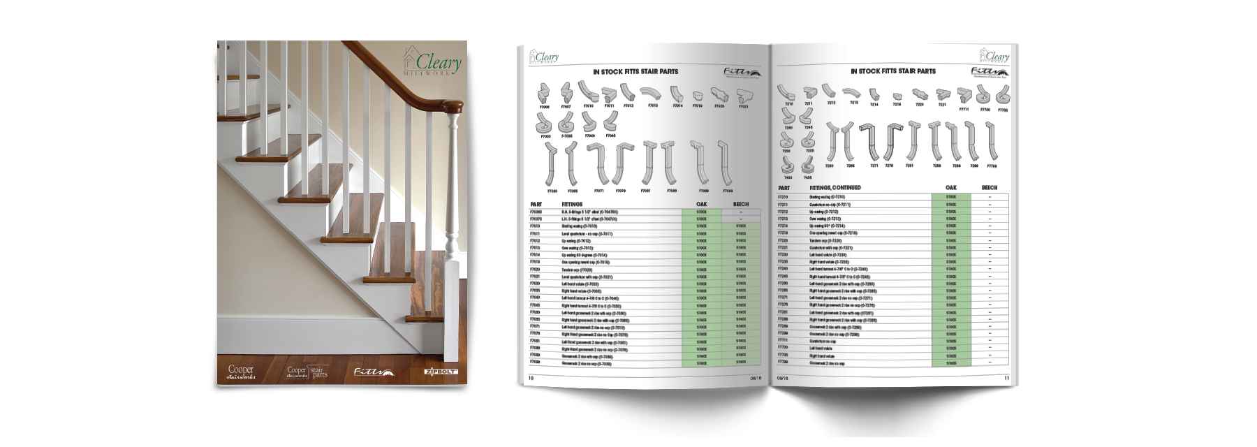 Cleary Stock Stair Catalog
